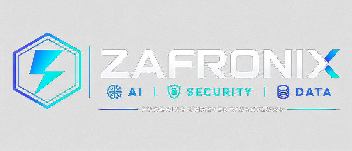 ZAFRONIX — AI, Security, Data — powering smarter workflows