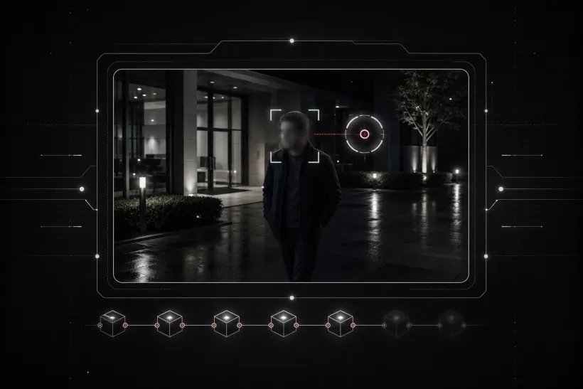 QORA privacy-by-design — footage processed on-site at the edge.